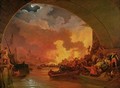 The Great Fire of London 1797 - Philip Jacques de Loutherbourg