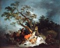 Travellers Caught in a Storm 1770 - Philip Jacques de Loutherbourg