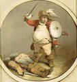 Falstaff with the Body of Hotspur 1786 - (attr.to) Loutherbourg, Philip James de
