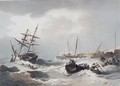 Storm off Margate - (after) Loutherbourg, Philippe de