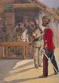 Soldiers of the 2nd Queens Own Sappers and Miners outside The Workshop Havildar Subedar - Alfred Crowdy Lovett