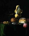 Still Life with a Peeled Lemon in a Roemer - Simon Luttichuys