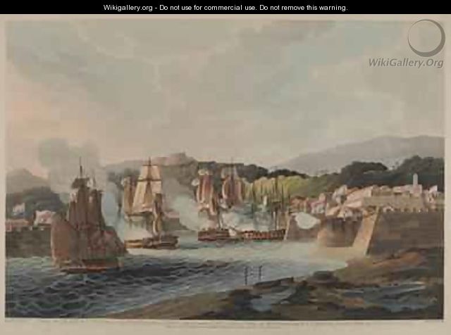Taking the Island of Curacoa January 1st 1807 - (after) Lydard, Capt.