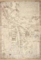 Map of Cambridge from Caius Historia Cantabrigensis Academia - Richard Lyne