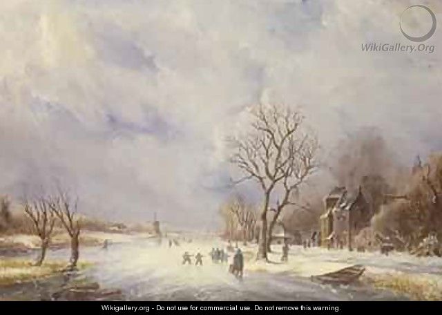 Winter Canal Scene - Jan Lynn