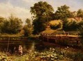 Fishing by the Bridge - Nevil Oliver Lupton
