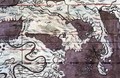 Map of the Earth Southern three peninsulas from Zubdat al Tavarikh after 1583 - Ashur Luqman-i