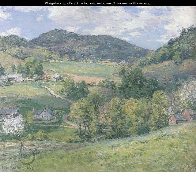 Spring In The Valley 1924 - Willard Leroy Metcalf Spring In The Valley 1924 - Willard Leroy Metcalf