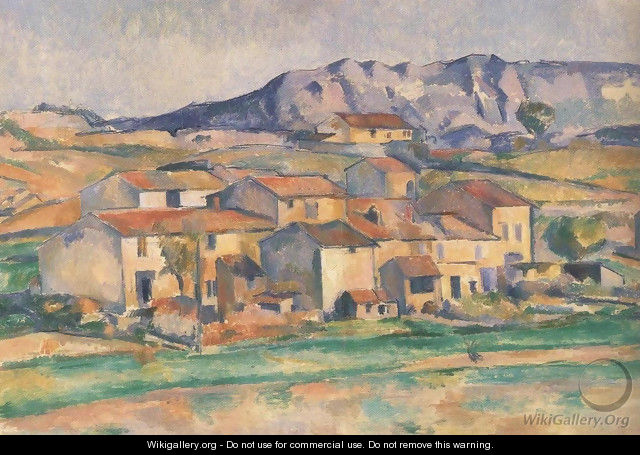 Mont Sainte Victoire And Hamlet Near Gardanne 1886 90 - Paul Cezanne