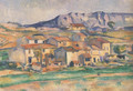 Mont Sainte Victoire And Hamlet Near Gardanne 1886 90 - Paul Cezanne