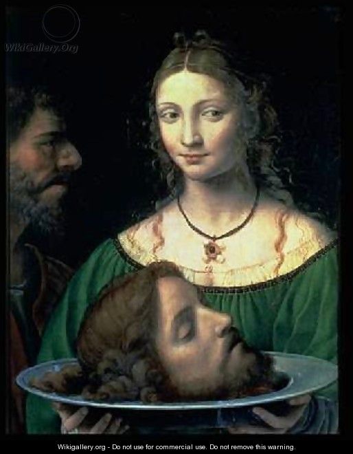 Salome with the Head of John the Baptist 1525-30 - Bernardino Luini