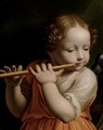 Child Angel Playing a Flute 1500 - Bernardino Luini