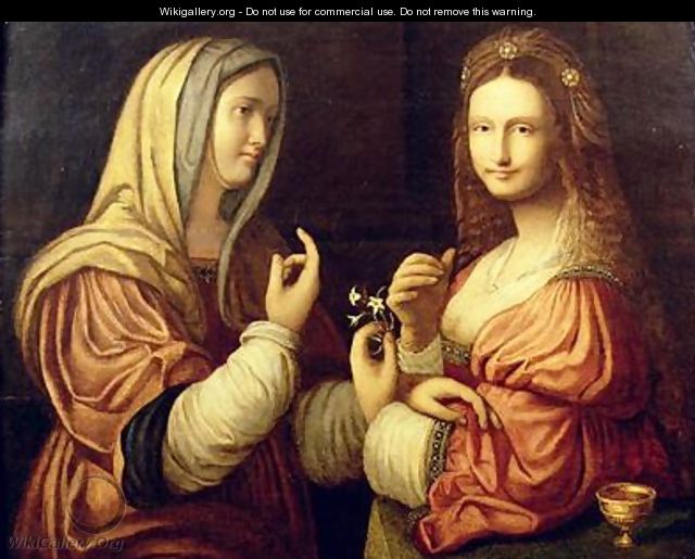Mary and Martha - Bernardino Luini