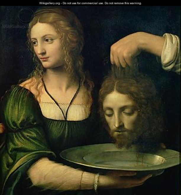 Salome with the Head of St John the Baptist - Bernardino Luini