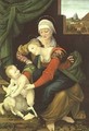 Madonna and Child with St Anne - Bernardino Luini