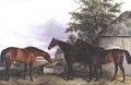 Hunters in a Landscape 1854 - William Snr Luker