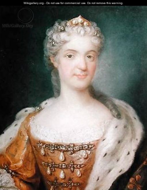 Portrait of Marie Leczinska 1703-68 Queen of France - Gustav Lundberg