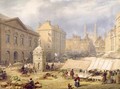 Cambridge Market Place 1841 - Frederick Mackenzie