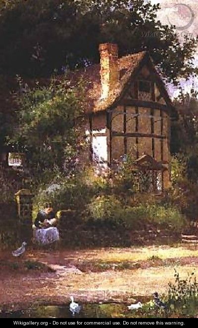 The Cottage Door - Thomas Mackay