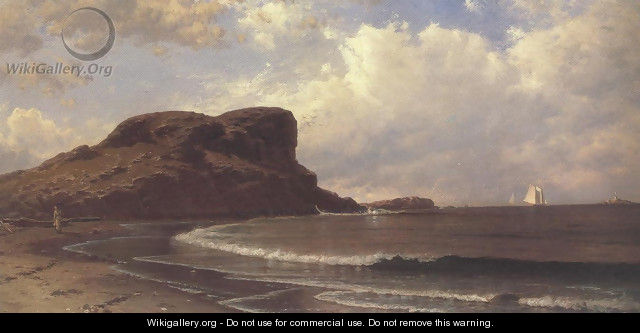 Castle Rock Ahant Massachusets 1877 - Alfred Thompson Bricher