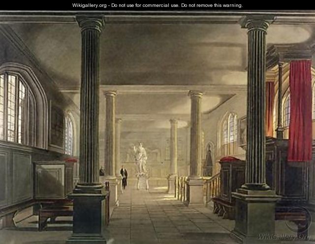 Interior of the Law School Cambridge - Frederick Mackenzie