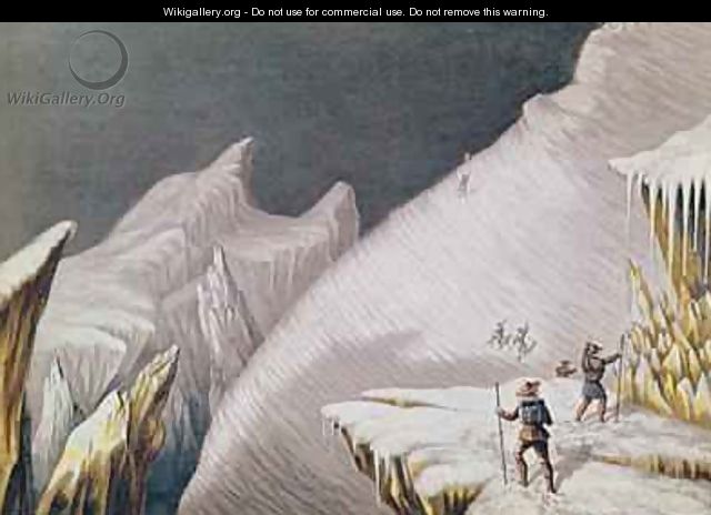 The Arrival at the Summit The Ascent of Mont Blanc by Albert Smith - (after) MacGregor, J. J.