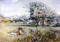 Children in an Orchard - Jessie MacGregor