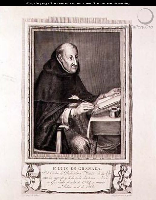 Friar Luis de Granada 1504-88 - (after) Maca, Josef