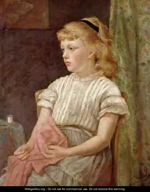 Portrait of a Girl 1896 - Blanche F MacArthur