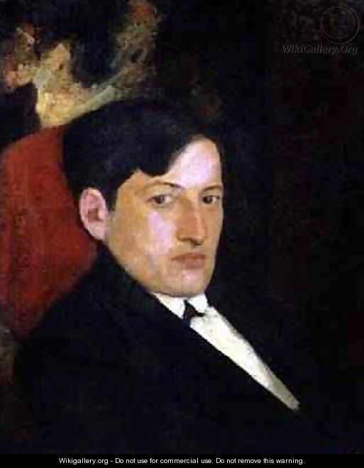 Portrait of D Shevardnadze 1921 - K. Magalashvili