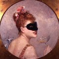 Woman with a mask - Federico de Madrazo y Kuntz