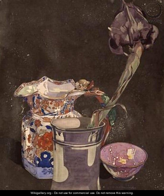 Grey Iris 1855 - Charles Rennie Mackintosh