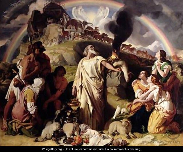 Noahs Sacrifice 1847-53 - Daniel Maclise