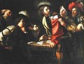 Soldiers Playing Cards - Bartolomeo Manfredi