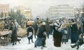 Christmas Fair - Heinrich Matvejevich Maniser