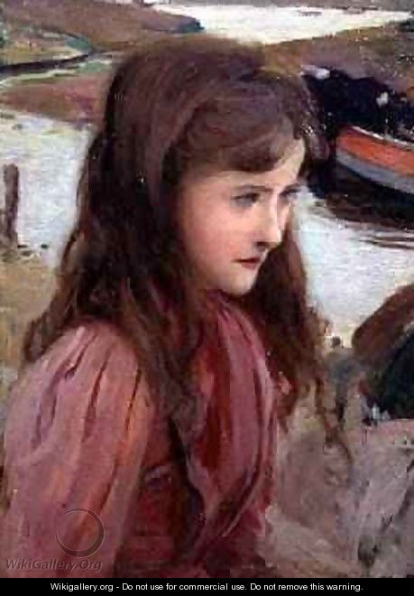 Study of a Young Girl 1898 - Harrington Mann