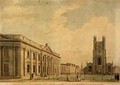 The South Front of the Senate House and West End of St Marys Church Cambridge 1799 - Thomas Malton, Jnr.