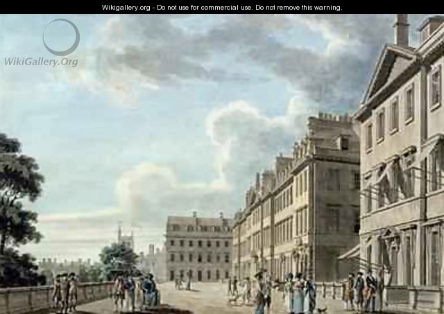 The South Parade Bath 1775 - Thomas Malton, Jnr.