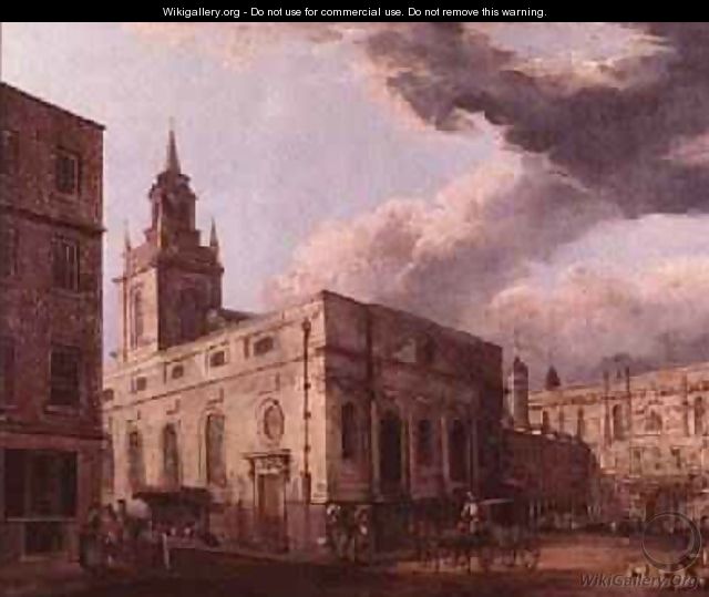 St Lawrence Jewry and the Guildhall - (after) Malton, Thomas