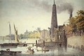York Buildings looking towards Westminster with a View of the Water Tower - James Peller Malcolm