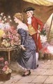 The Flower Stall - Leo Malempre