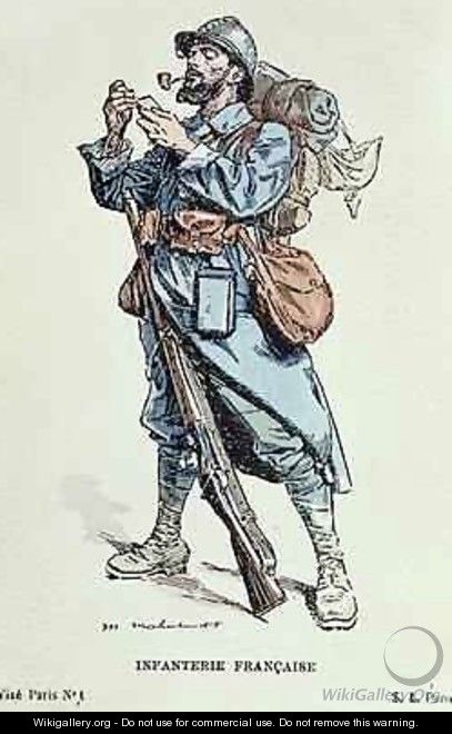 A Poilu from the French Infantry 1915 - M. Mahut