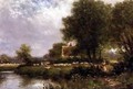 Sheep by a River - Henry Maidment