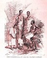 Inhabitants of Grand-Bassam illustration from Le Tour du Monde 1868 - Adrien Emmanuel Marie
