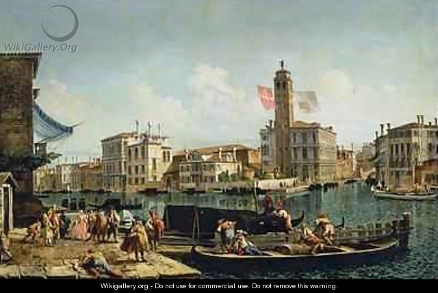 The Canal Grande and S Geremia Venice - Michele Marieschi