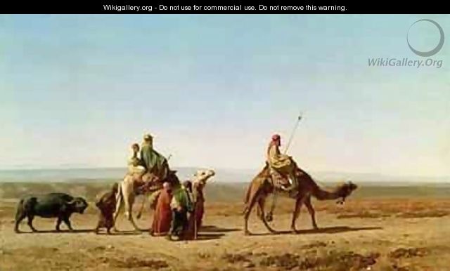 Syrian Arabs in the Desert - Prosper-Georges-Antoine Marilhat