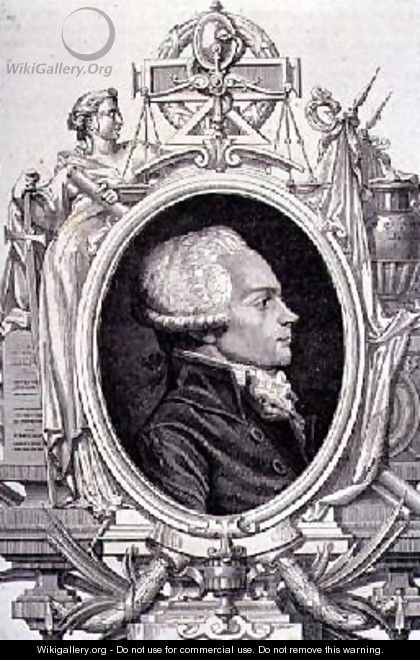 Portrait of Maximilien de Robespierre - (after) Mar, Leopold