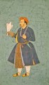 Portrait of Jahangir holding a Falcon 1600-10 - (attr. to) Manohar