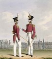 Field Officers of the Royal Marines plate 2 from Costume of the Royal Navy and Marines - L. and Eschauzier, St. Mansion