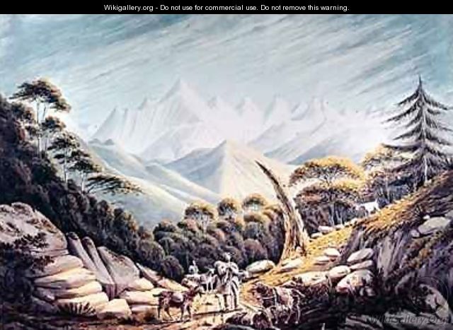 Nepalese Herdsmen in the Himalayas 1826 - James Manson